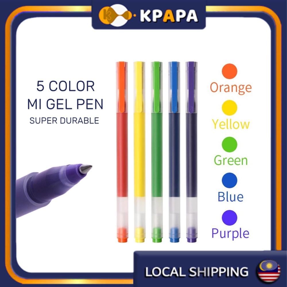 Xiaomi Mijia Super Durable Sign Pen Colorful Pens 0.5mm MI Pen