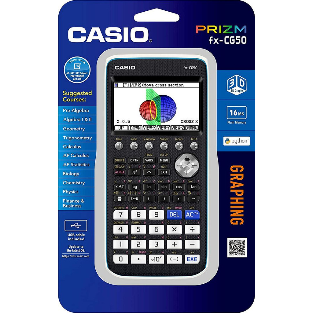 Casio Prizm FX-CG50 Color Graphing Calculator