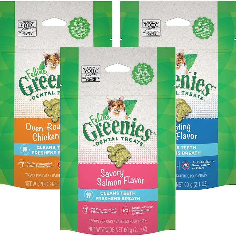 Feline greenies 2024 dental treats