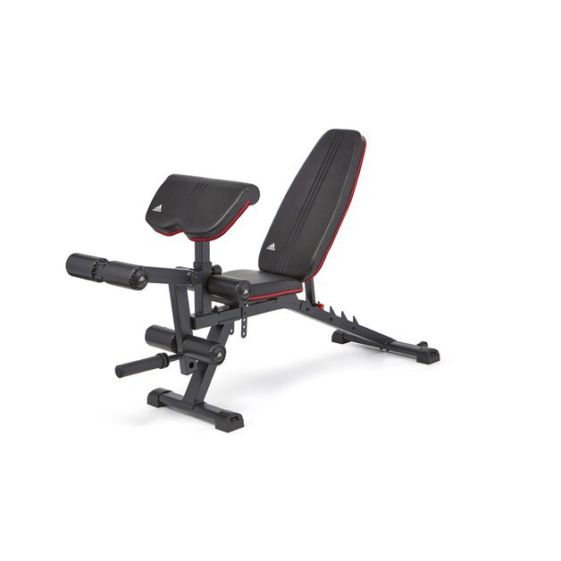 Adidas workout bench with best sale leg curl