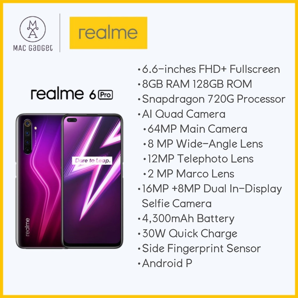 realme 6 specs