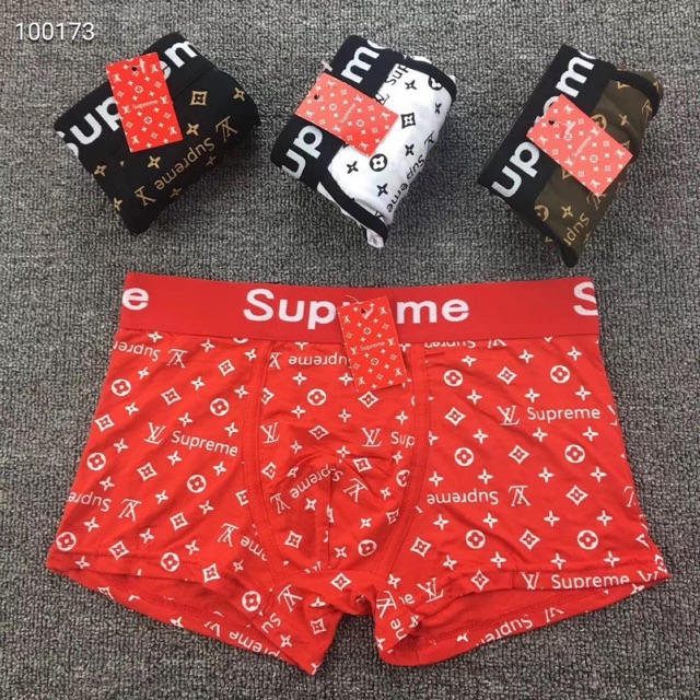 READY STOCK Supreme LV Male Boxers Panties Underwear For