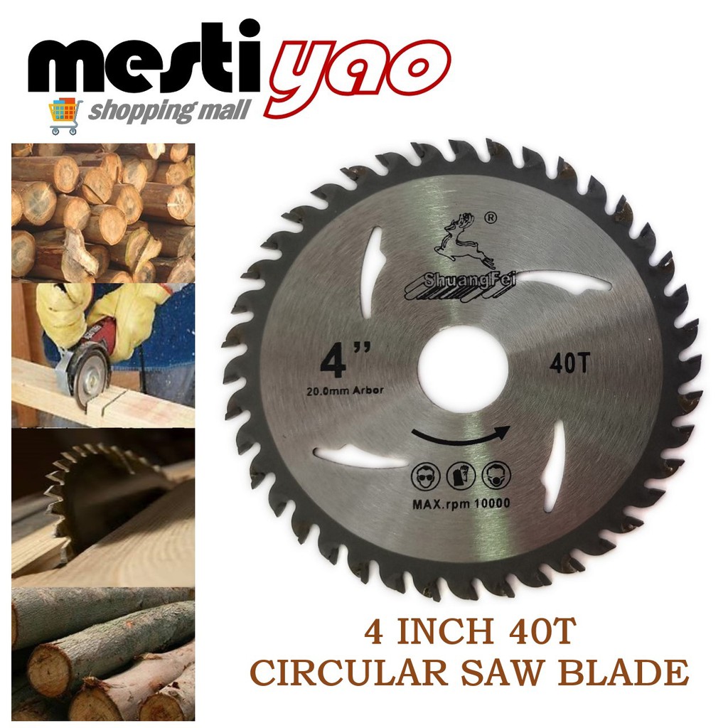 4 inch deals wood cutter blade