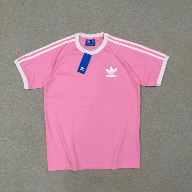 Adidas pink cheap california t shirt