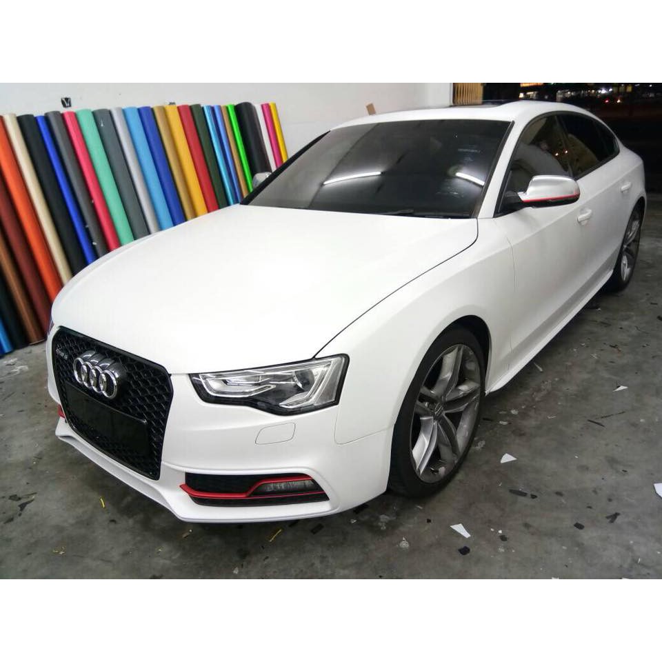 MATT SATIN WHITE CAR WRAP VINYL STICKER 1.52 X 20 METER