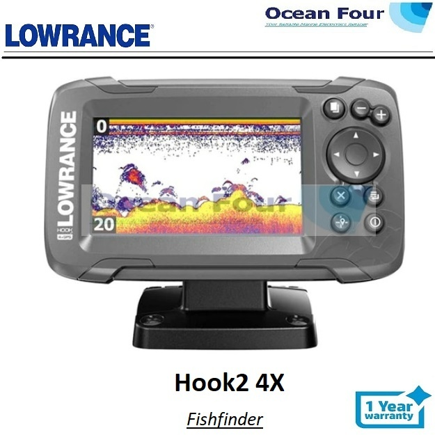 Lowrance Hook2 4x Fishfinder (UNTUK MAX 30 METER DALAM SHJ)