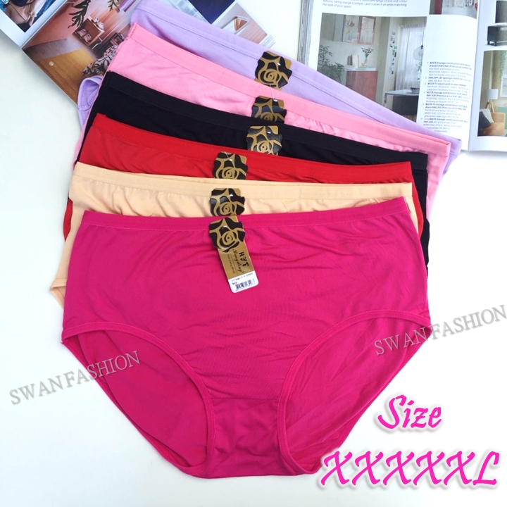 Malaysia Ready stock‼️] S0078 Plus size 5XL ladies panties female