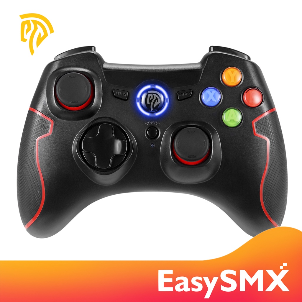 EasySMX Wireless Game Joystick Controller, 2.4G Wireless Gamepad Joystick  PC, Dual Vibration, 14 Hours of Playing for PC/Steam/PS3/TV BOX/Nintendo