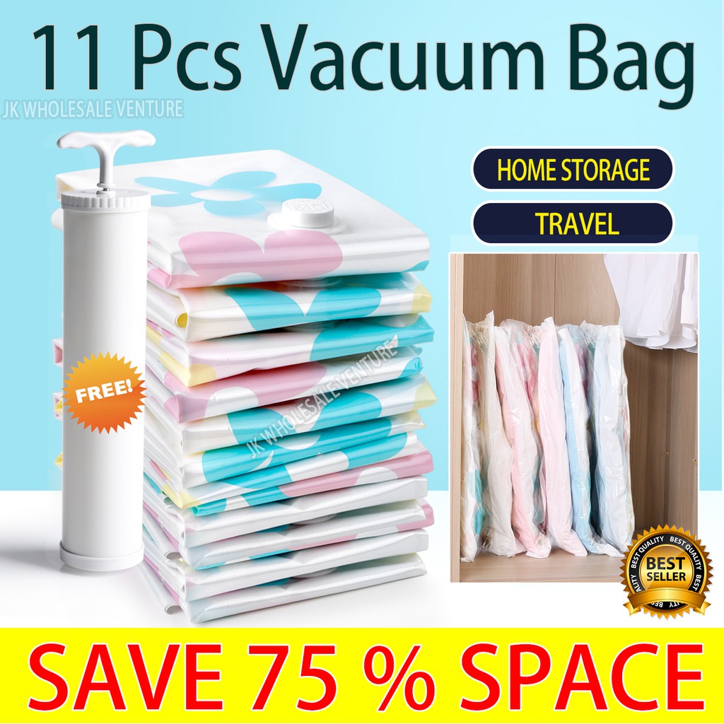 Dropship 2pcs Vacuum Storage Bag Vacuum Compression Bag Storage