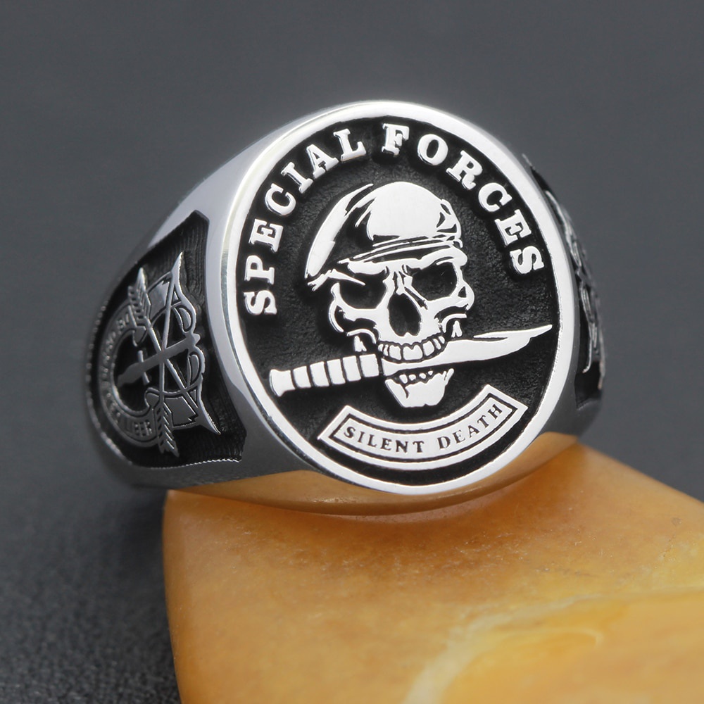 Special forces green hot sale beret ring