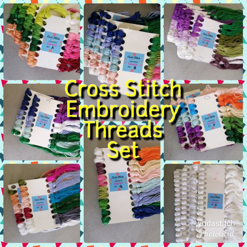 Eterna Silk Embroidery Thread  Silk Thread Cross Stitch - 50pcs
