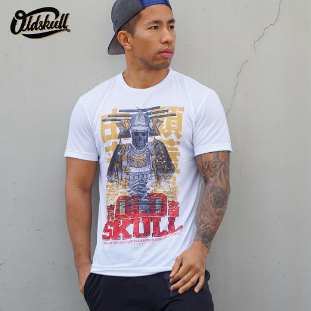 Old skull outlet t shirt