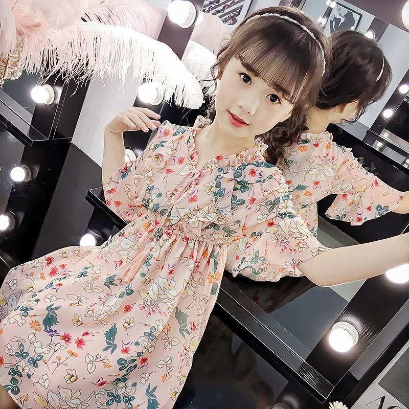 Kids 2025 chiffon dress