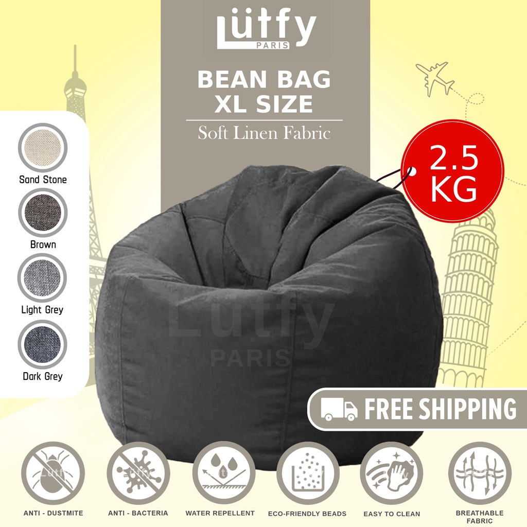 Ready Stock Bean Bag XL Size Adult Large Lazy Cozy Sofa Chair