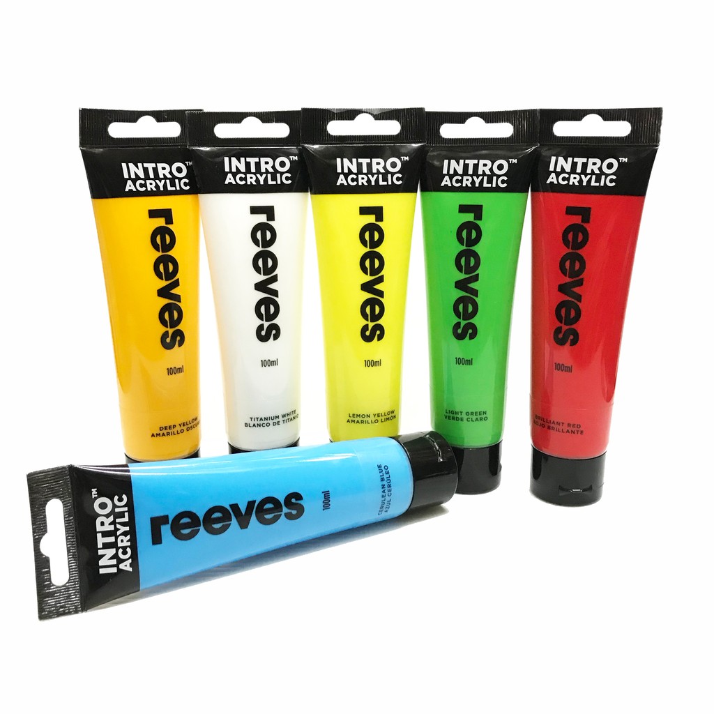 REEVES Intro Acrylic Paint Colour 100ml (Tube)