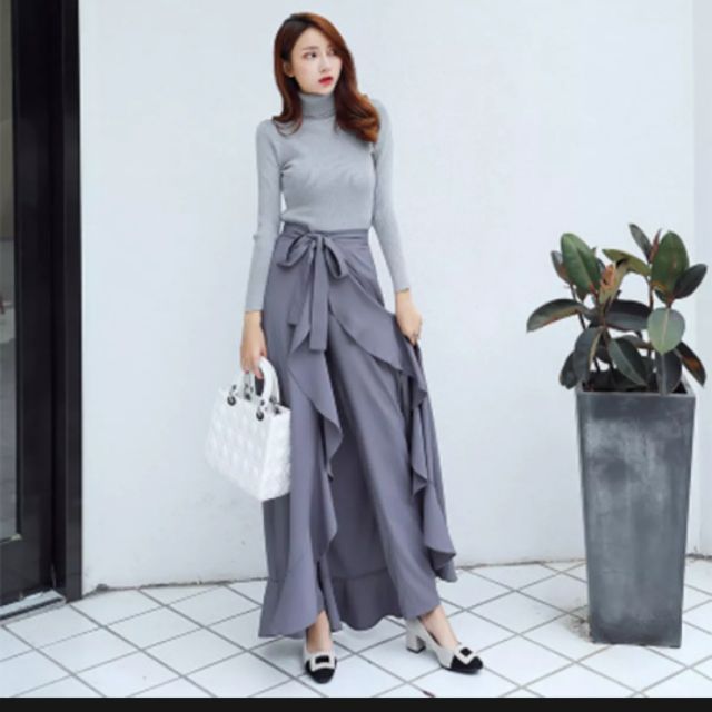 Pants skirt outlet gown