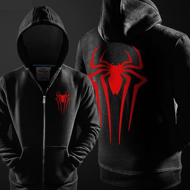 SPIDER-MAN MARVEL AVENGERS Pull-Over Sweatshirt Hoodie Boys Sizes