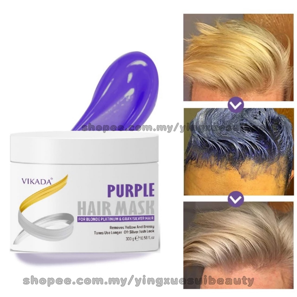 Keratin Purple Hair Mask Suitable For Blonde Platinum Bleached