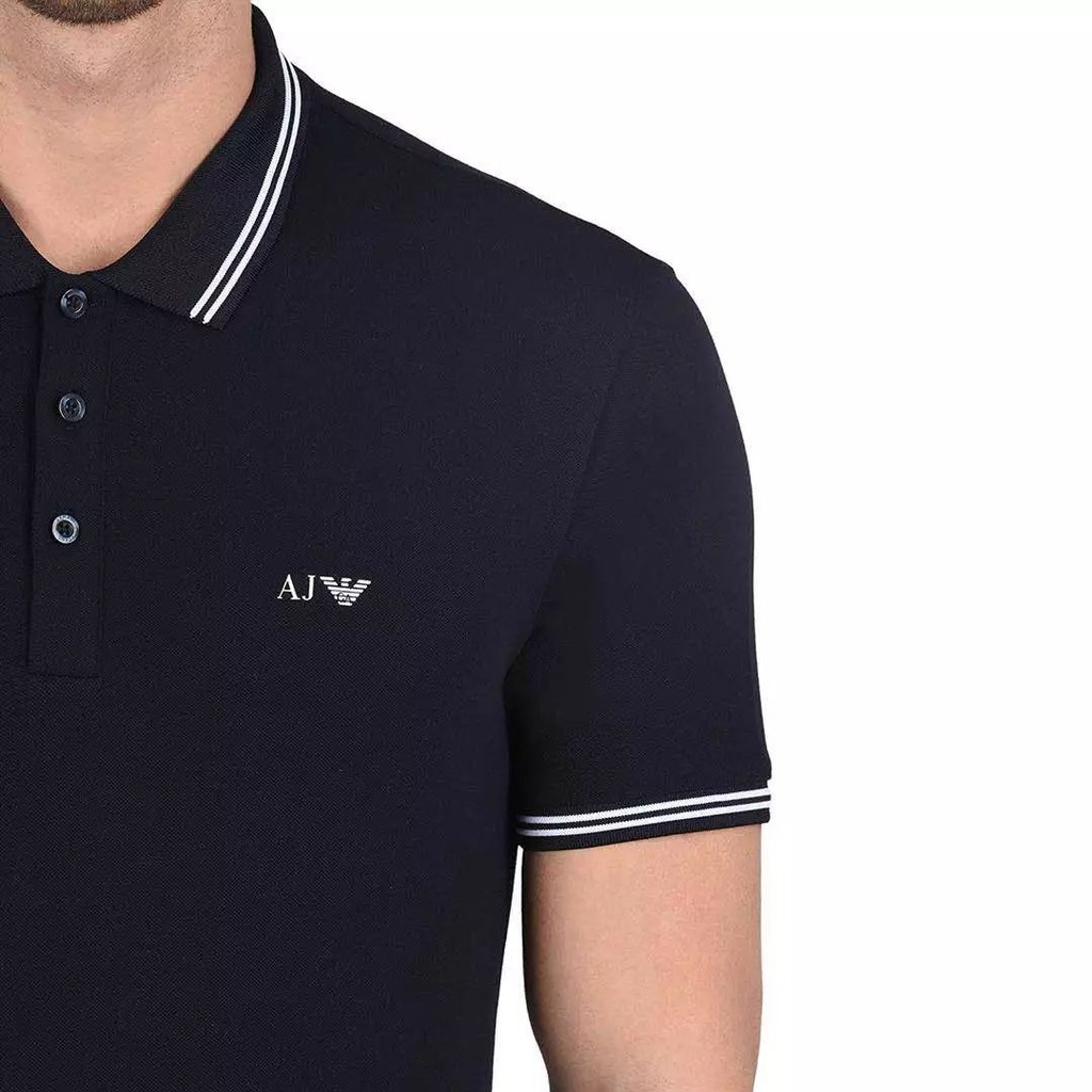 Original Armani Jeans Slim Fit Polo Shirt Shopee Malaysia