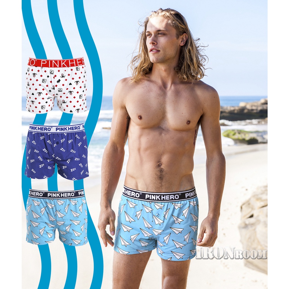 Jersey Knit Boxer Briefs for Men