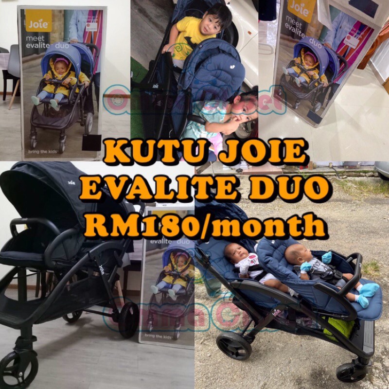 Joie evalite 2024 duo twin stroller