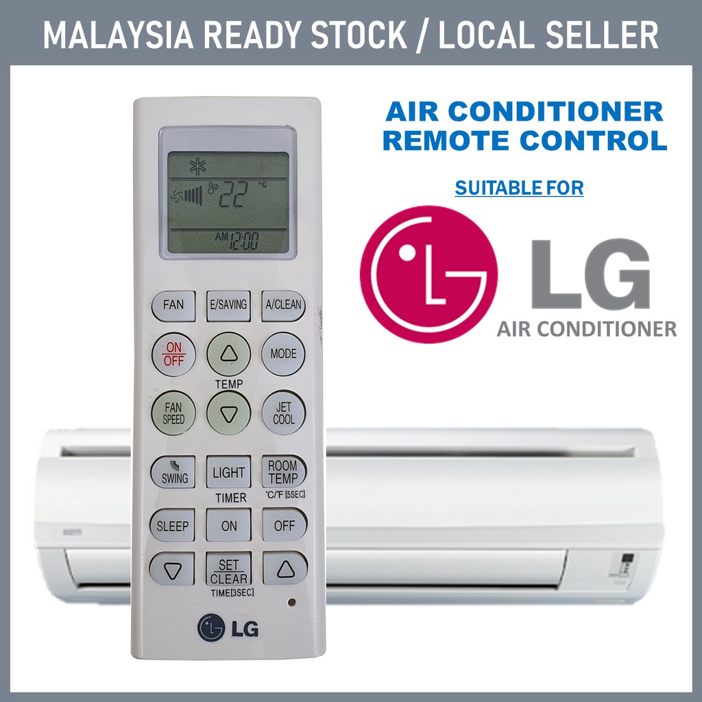 Lg jet cool ac best sale remote functions