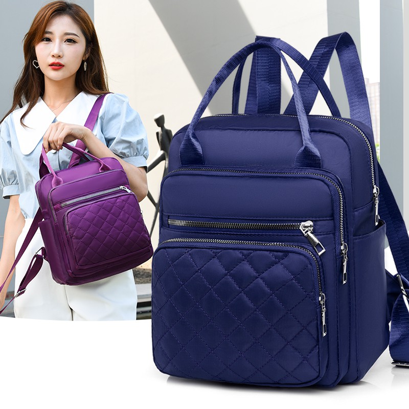 Bagstreet Korean Women Girl Floral Woman Sling Tote Bag Shoulder Handbag  Beg Tangan Wanita Backpack Mini begpack Black