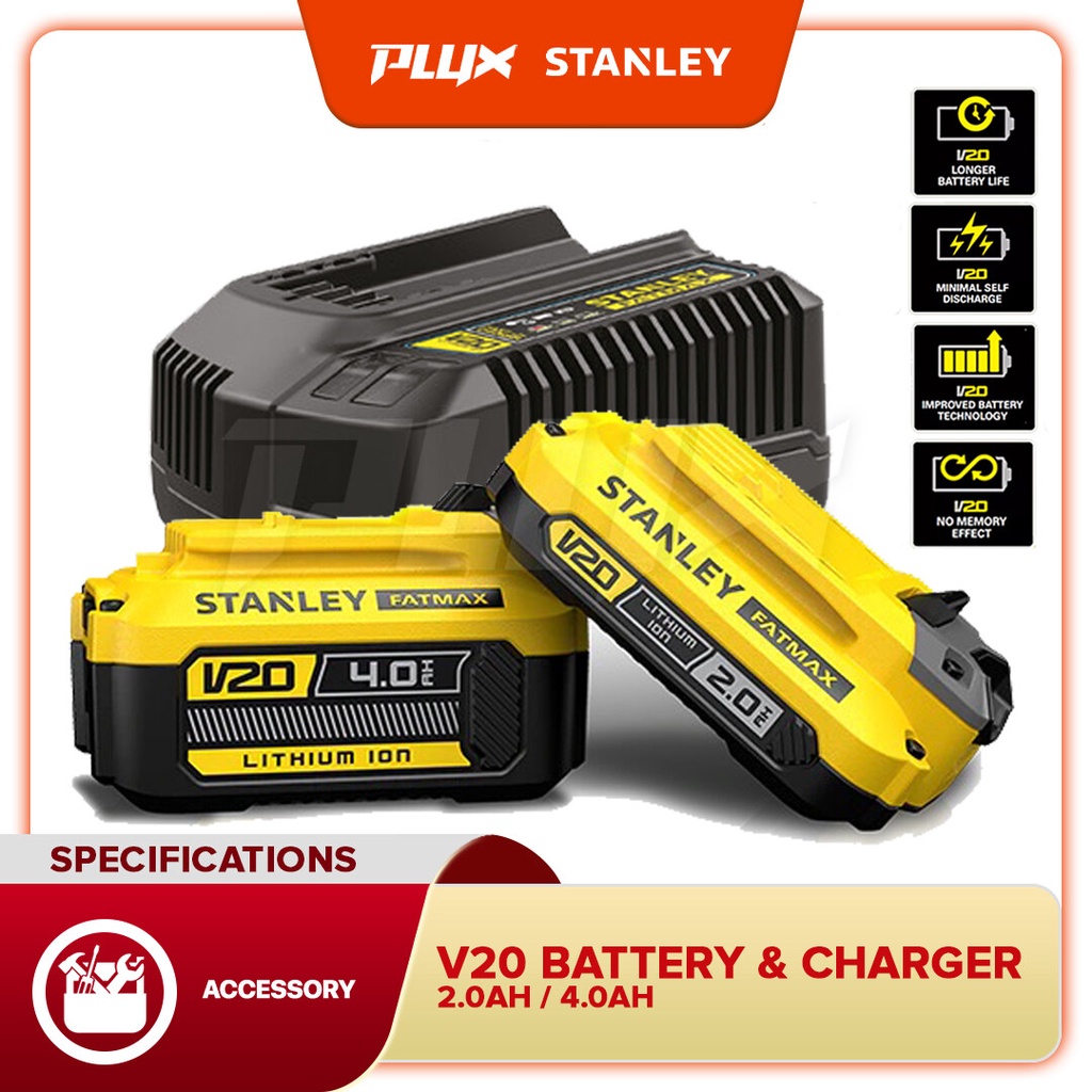 18V STANLEY® FATMAX® V20 6.0Ah Lithium Ion Battery