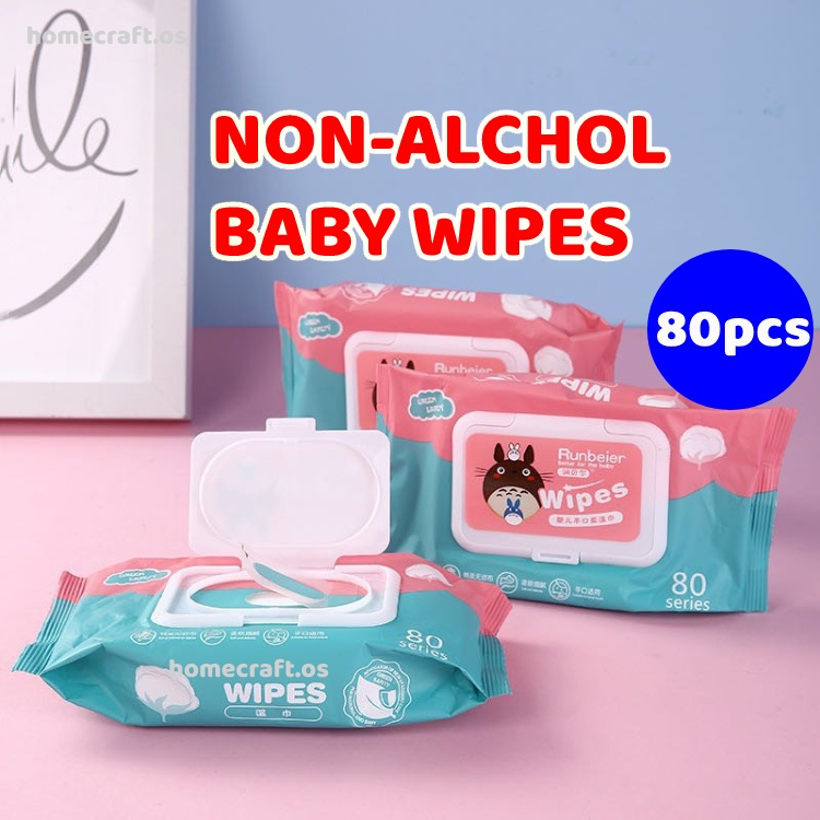 99.91% Pure Water Premium Baby Wet Wipes 60 Pcs