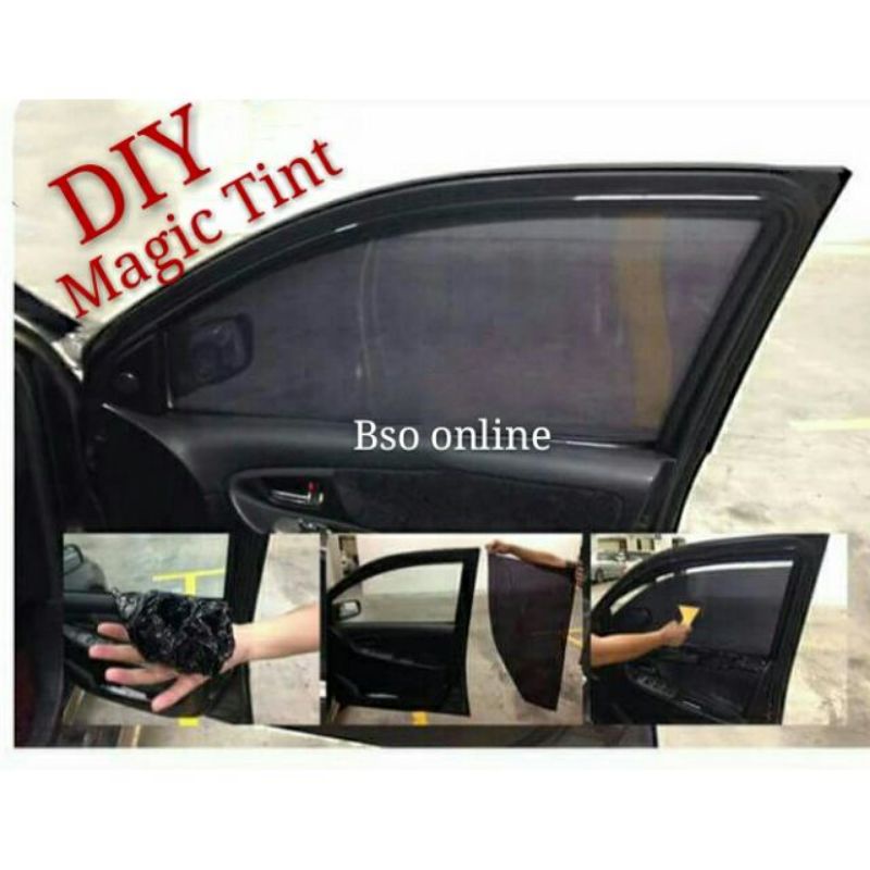 Tinted Kereta Car Magic Tint Tinted House Tint Film Reusable