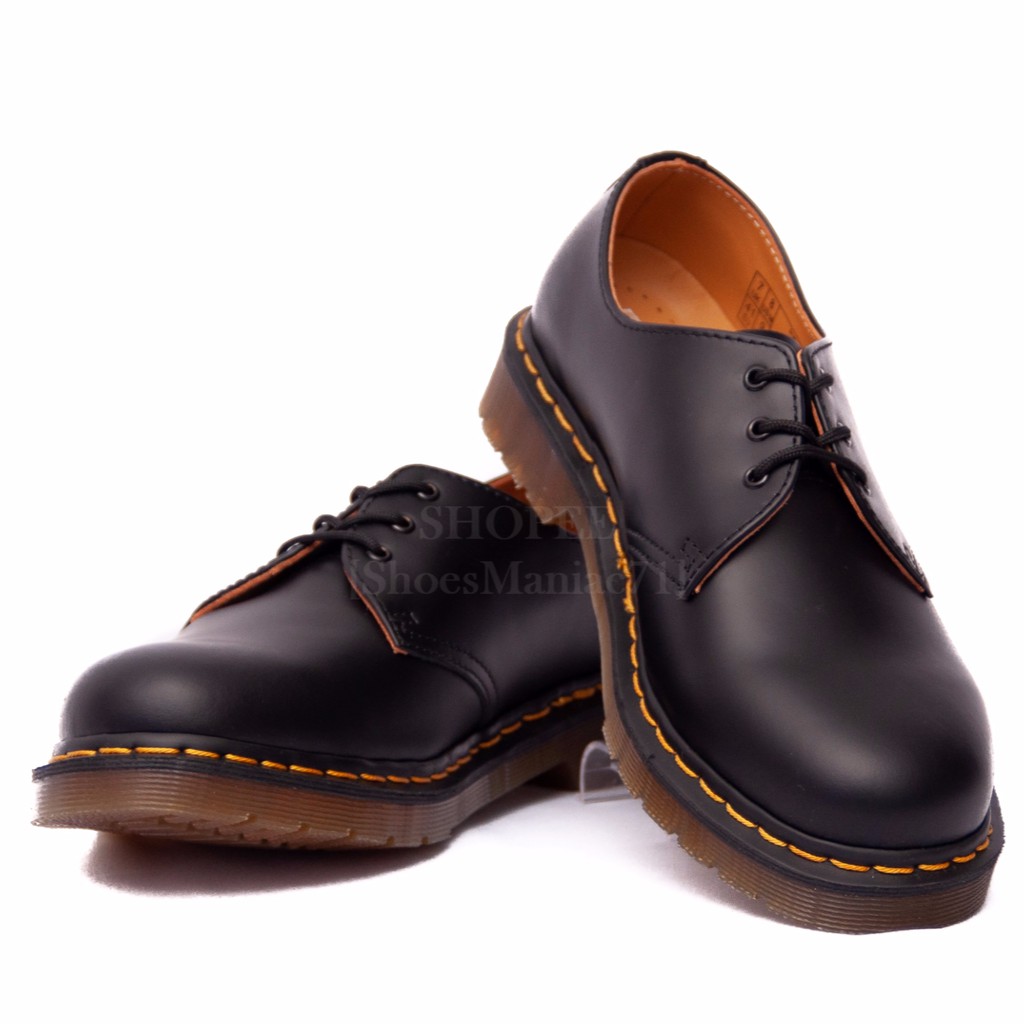 Black dr hot sale martens low