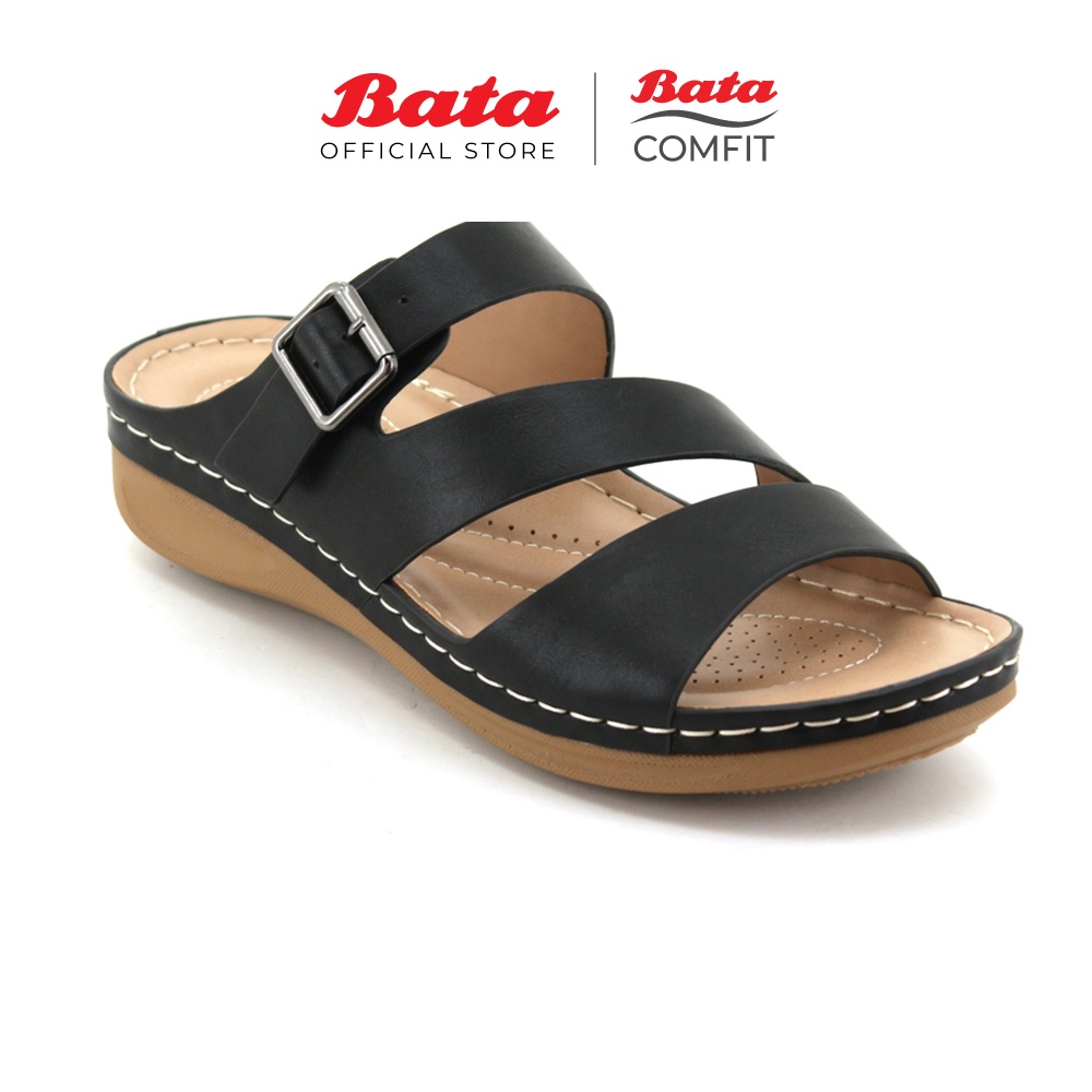 BATA COMFIT Julie R Women Black Sandals 5616326 Kasut Sandal