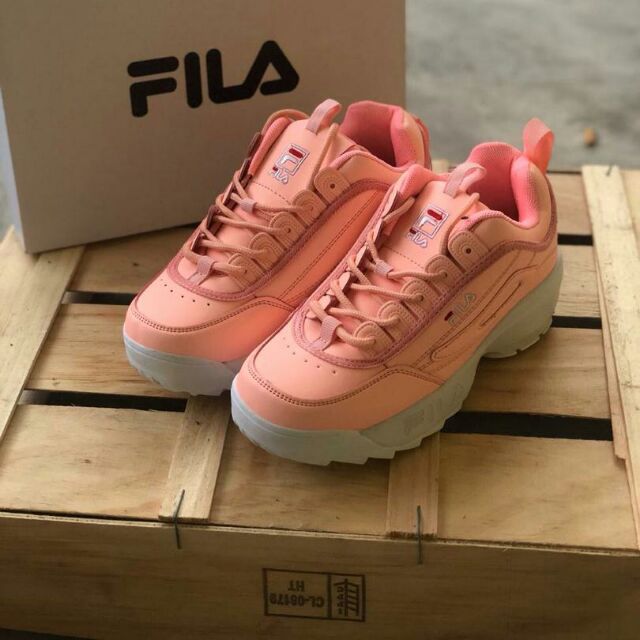 Kasut deals fila pink