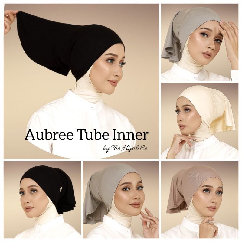 THE HIJAB CO AUBREE BREATHABLE TUBE INNER inner anak tudung hijab