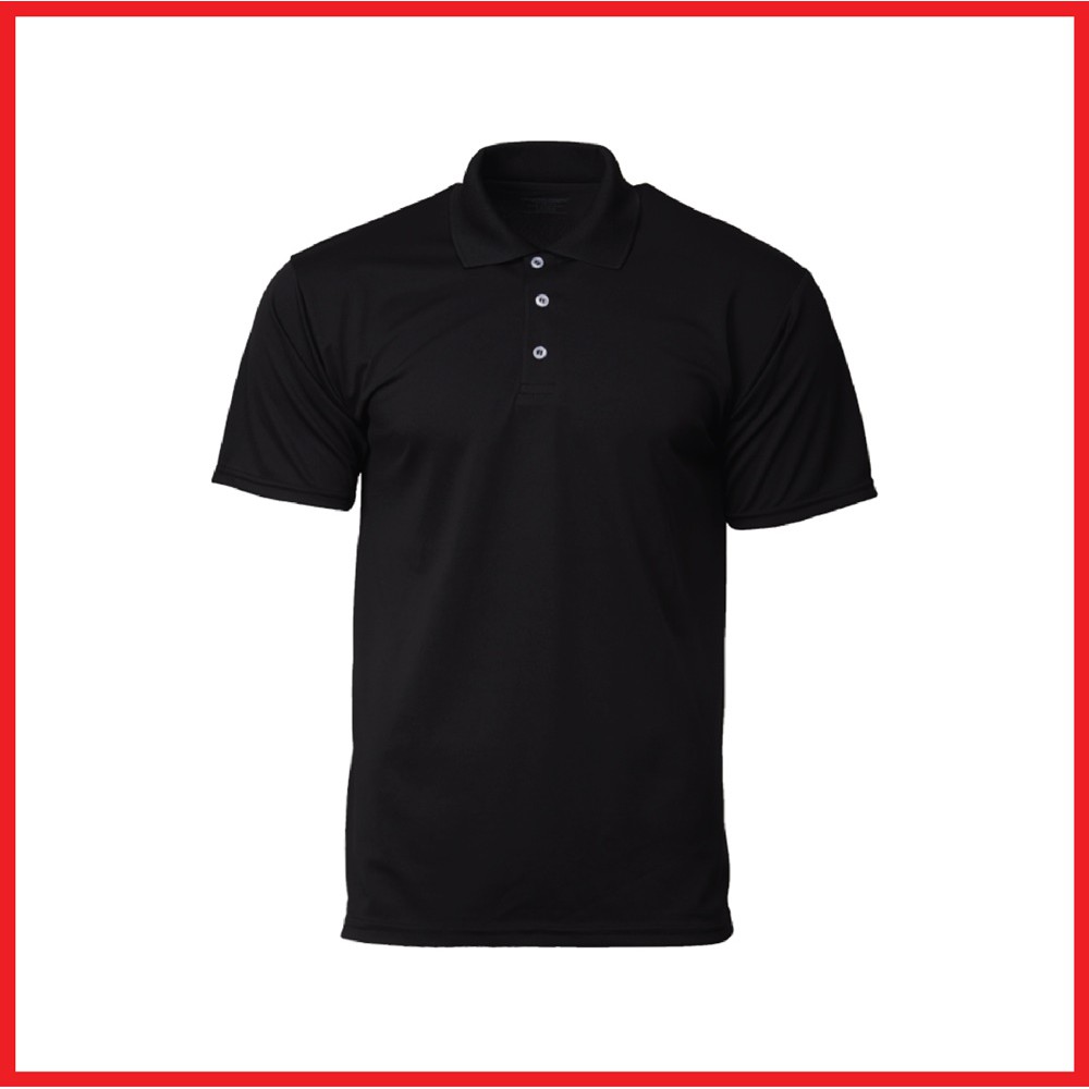 Plain black shop t shirt collar