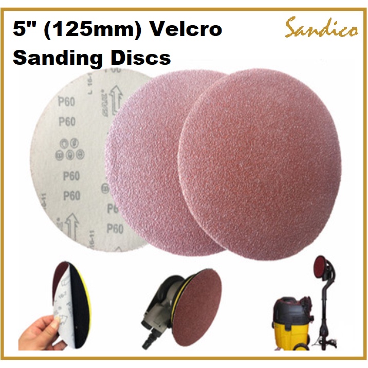 125mm velcro cheap sanding discs