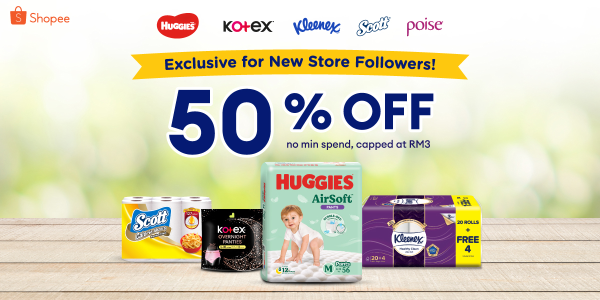 Huggies / Kleenex by Kimberly-Clark Online,February 2023 | Shopee Malaysia