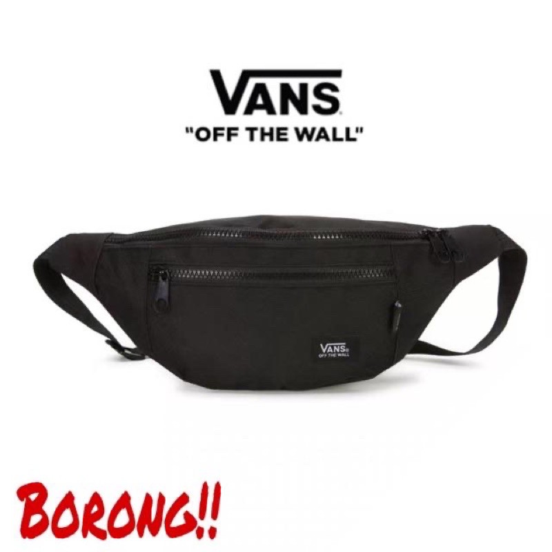 Vans black bum bag hot sale