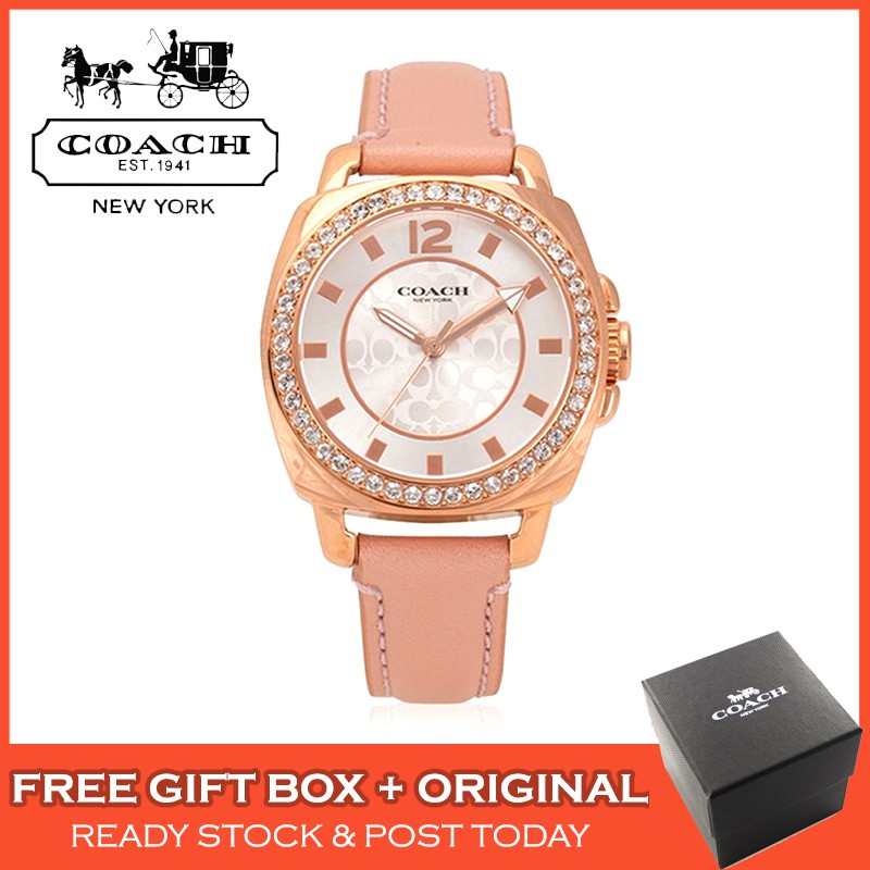 Coach women's discount mini boyfriend watch