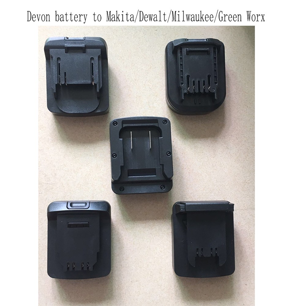 For devon 20V battery adapter convert to Makita milwaukee Dewalt