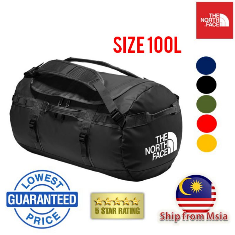 North face 2025 duffel bag 100l