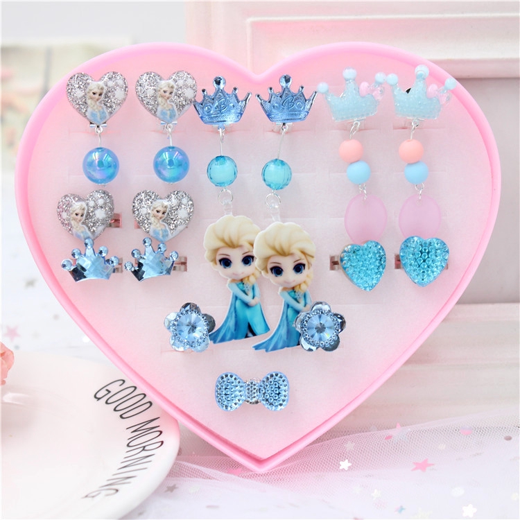 Frozen clip deals on earrings