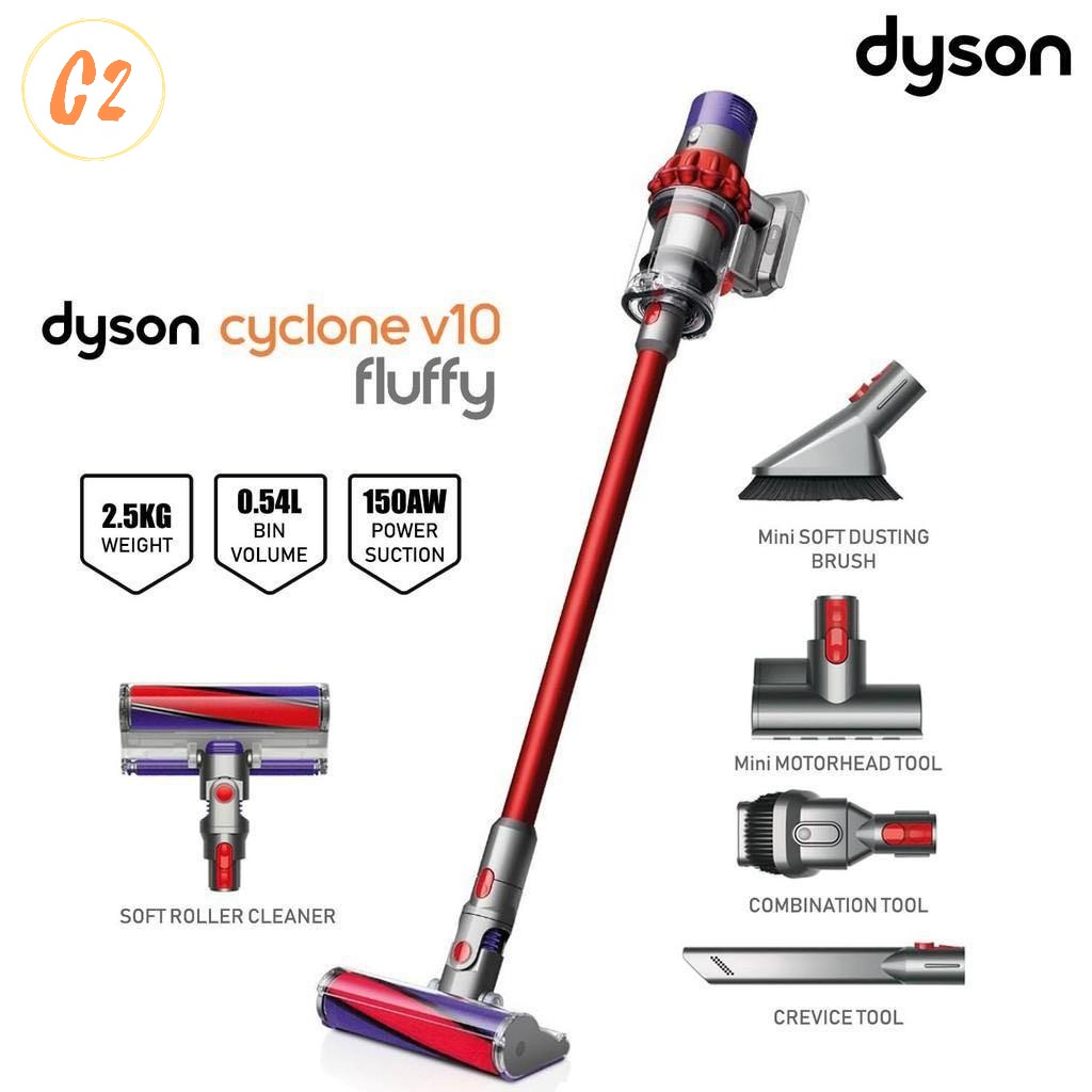 V10 Fluffy Vacuum Cleaner | Shopee Malaysia