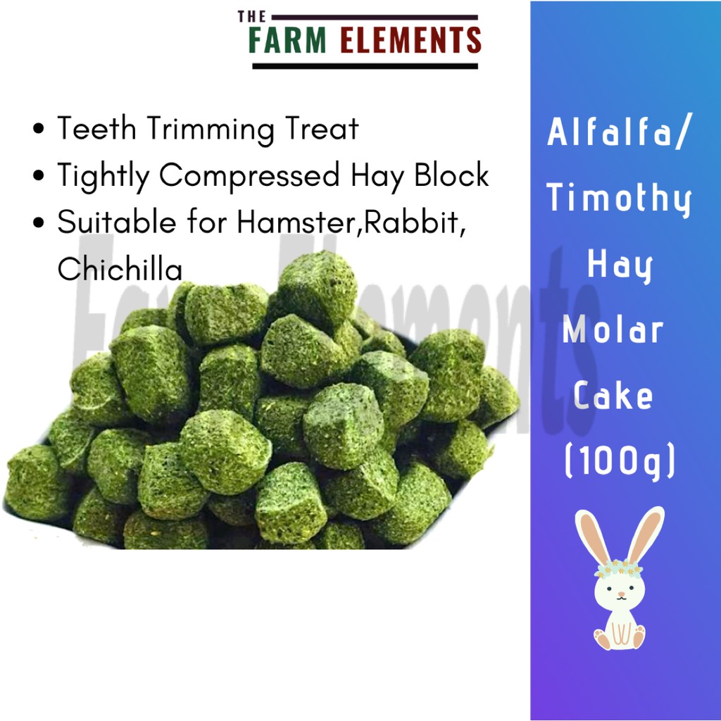 Compressed timothy outlet hay for rabbits