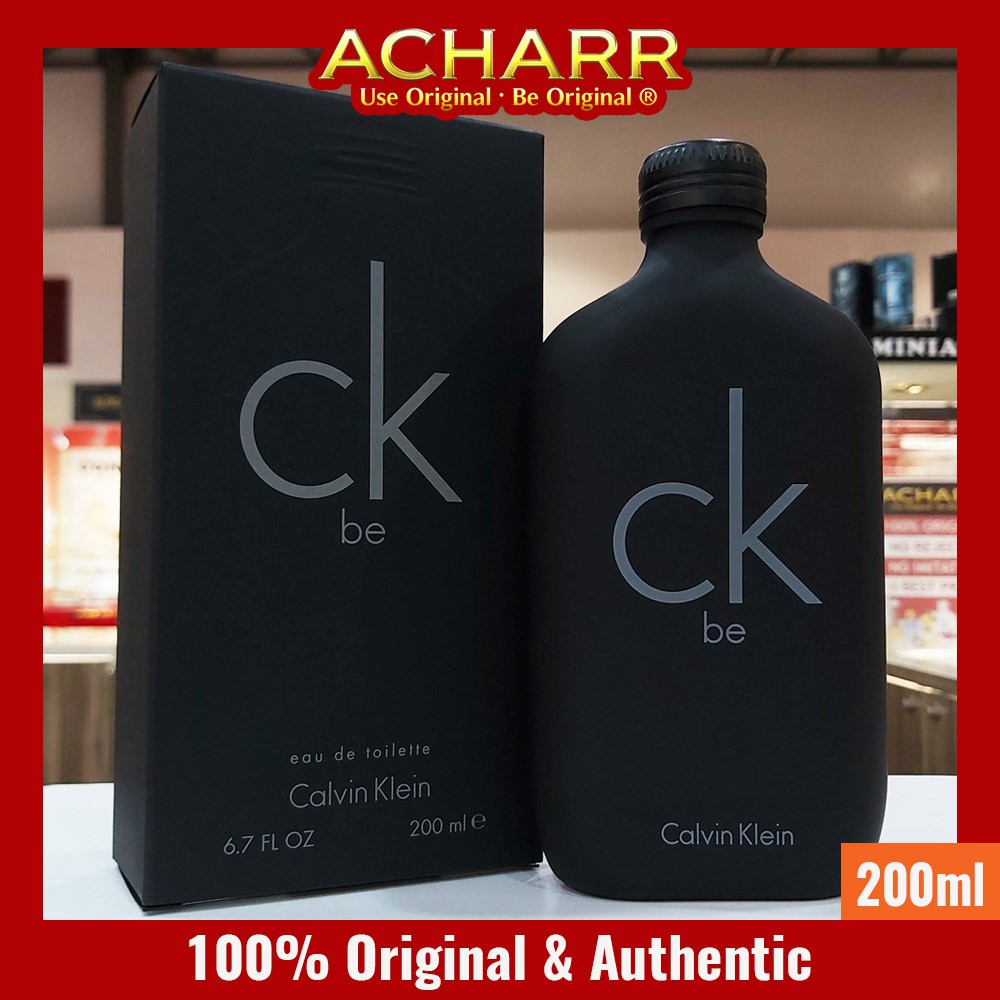 100 Original CK Be by Calvin Klein EDT Perfume 100ml 200ml