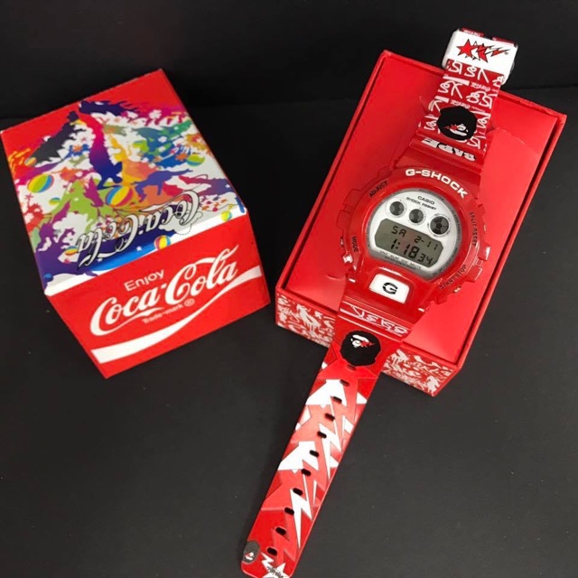 Gshock Coca Cola x bape series | Shopee Malaysia