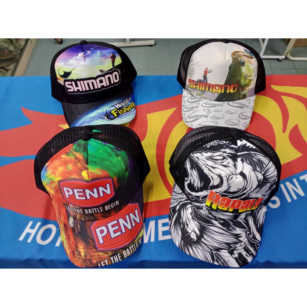 PENN RAPALA SHIMANO FISHING CAP MURAH TRUCKER