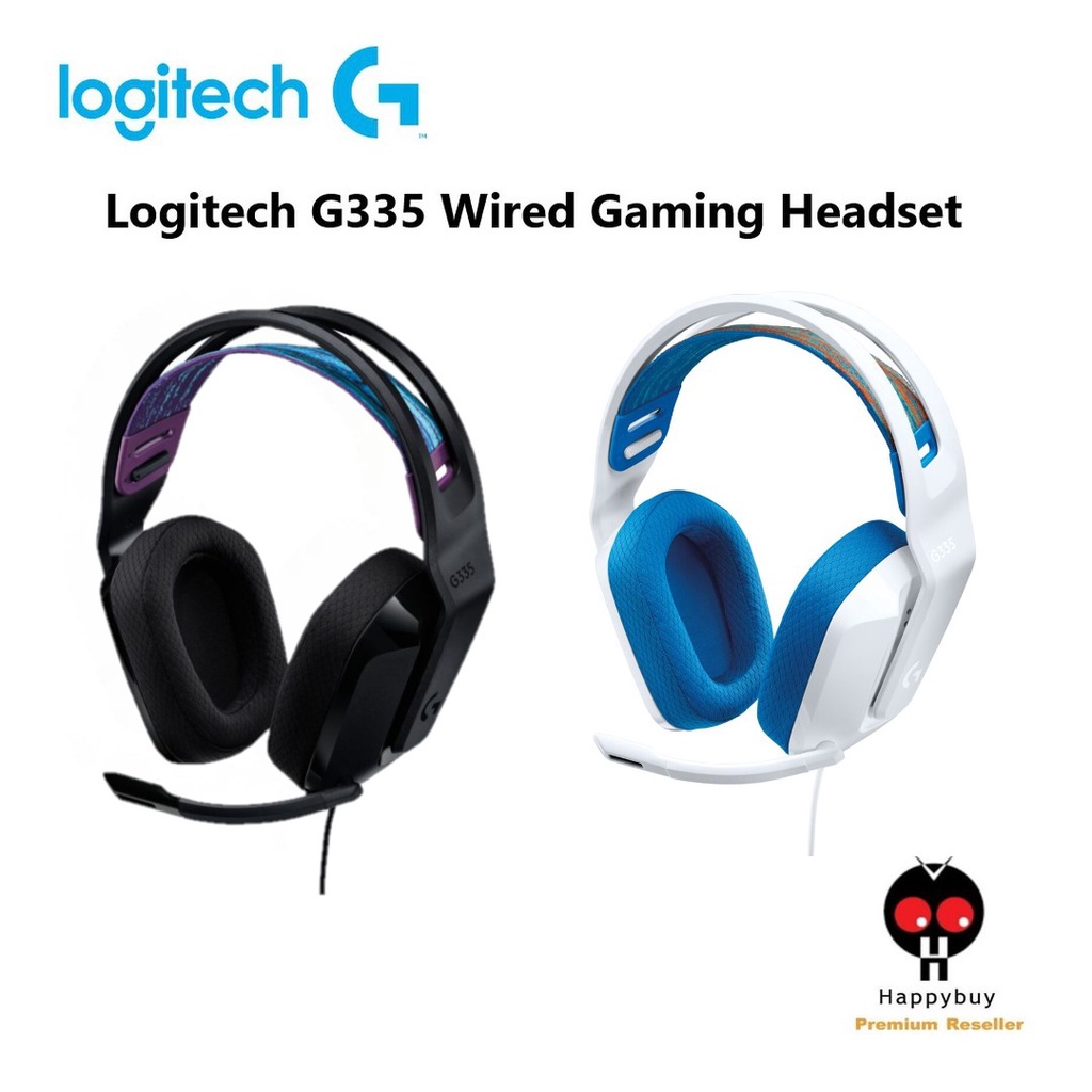 Logitech G335 Wired Gaming Headset with Flip to Mute Microphone
