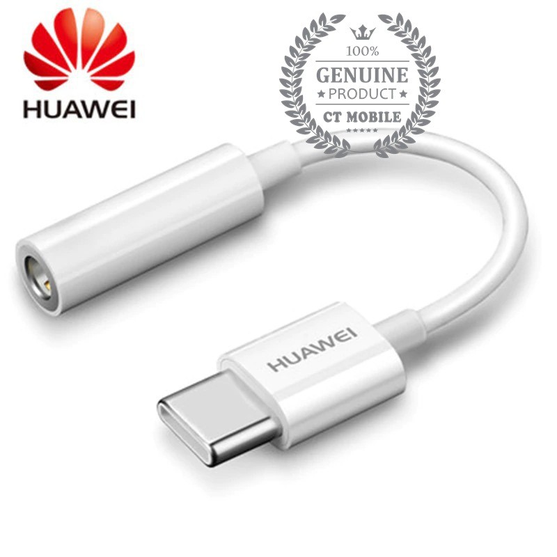 Adaptateur Audio original Huawei CM20 USB Type-C vers Jack 3,5 mm