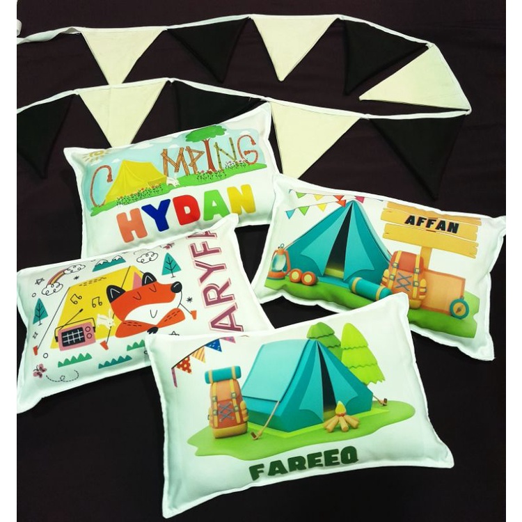 Camping theme hot sale pillows